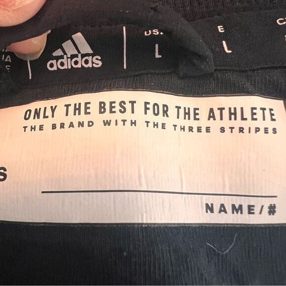 Adidas Squad Bomber Black Full Zip Jacket Women’s Large Climalite Athletic - Picture 7 of 15